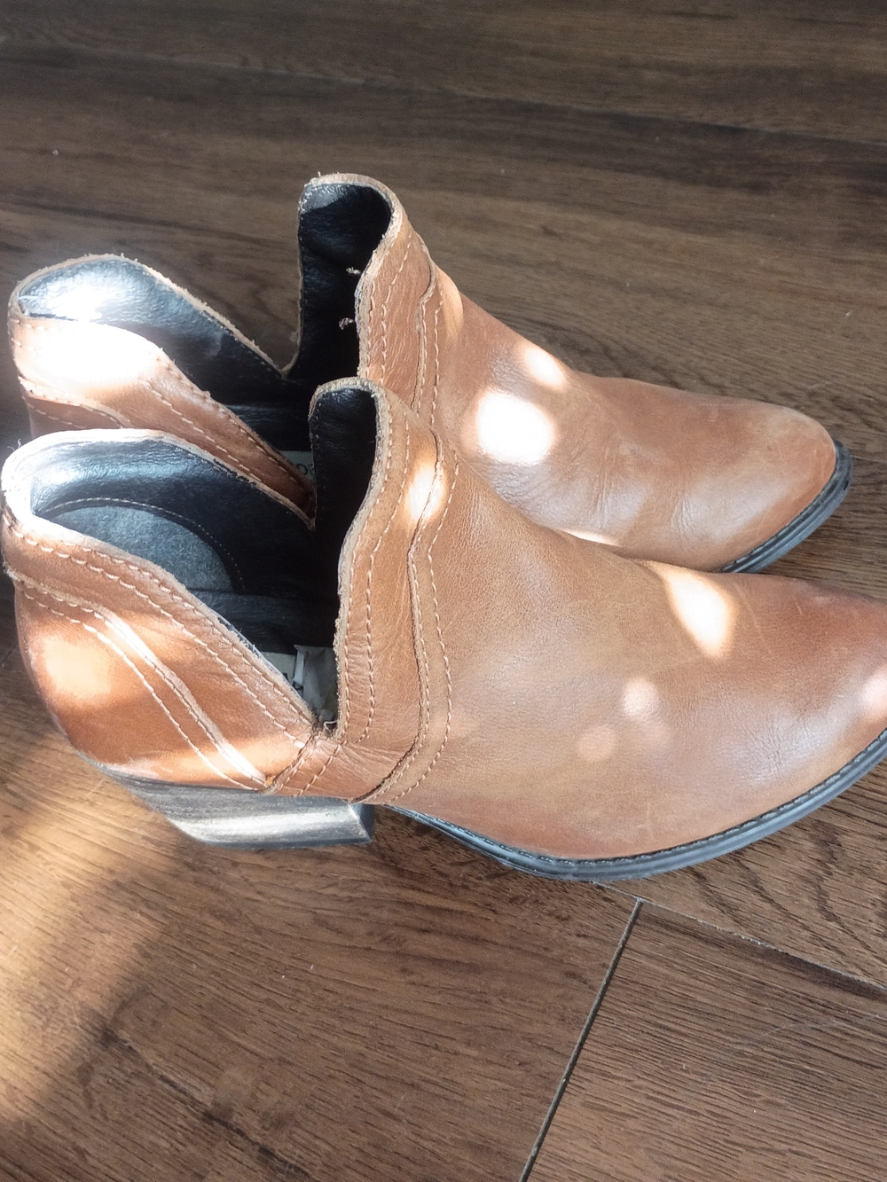 Steve Madden Brown Leather Ankle Boots